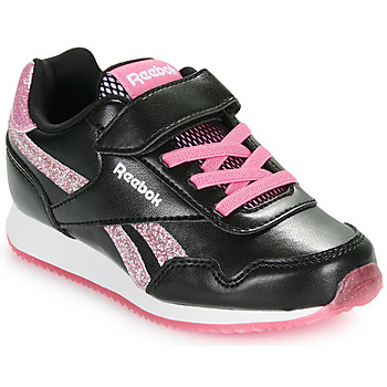 Sapatos Rapariga Sapatilhas margiela Reebok Classic margiela REEBOK ROYAL CL JOG 3.0 1V Preto / Rosa / Glitter