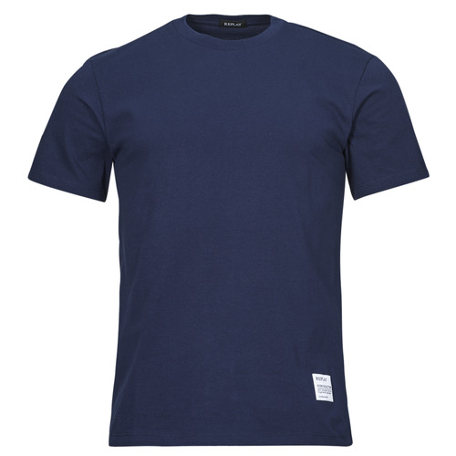 Textil Homem T-Shirt mangas Old Replay M6665A-000-23608P Azul