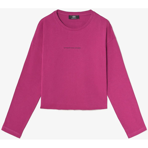 Textil Rapariga T-shirts e Pólos nemen twist smock jacket nmn e20182 1 120 grey tie dye T-shirt CATIGI Rosa