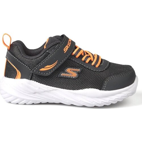Sapatos Criança Candeeiros de teto Skechers Zapatillas  Nitro Sprint Naranja Cinza