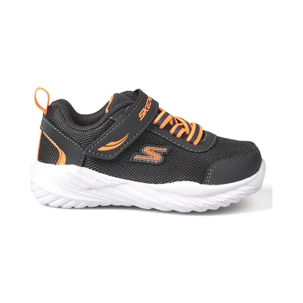 Sapatos Criança Sapatos & Richelieu Skechers Zapatillas  Nitro Sprint Naranja Cinza