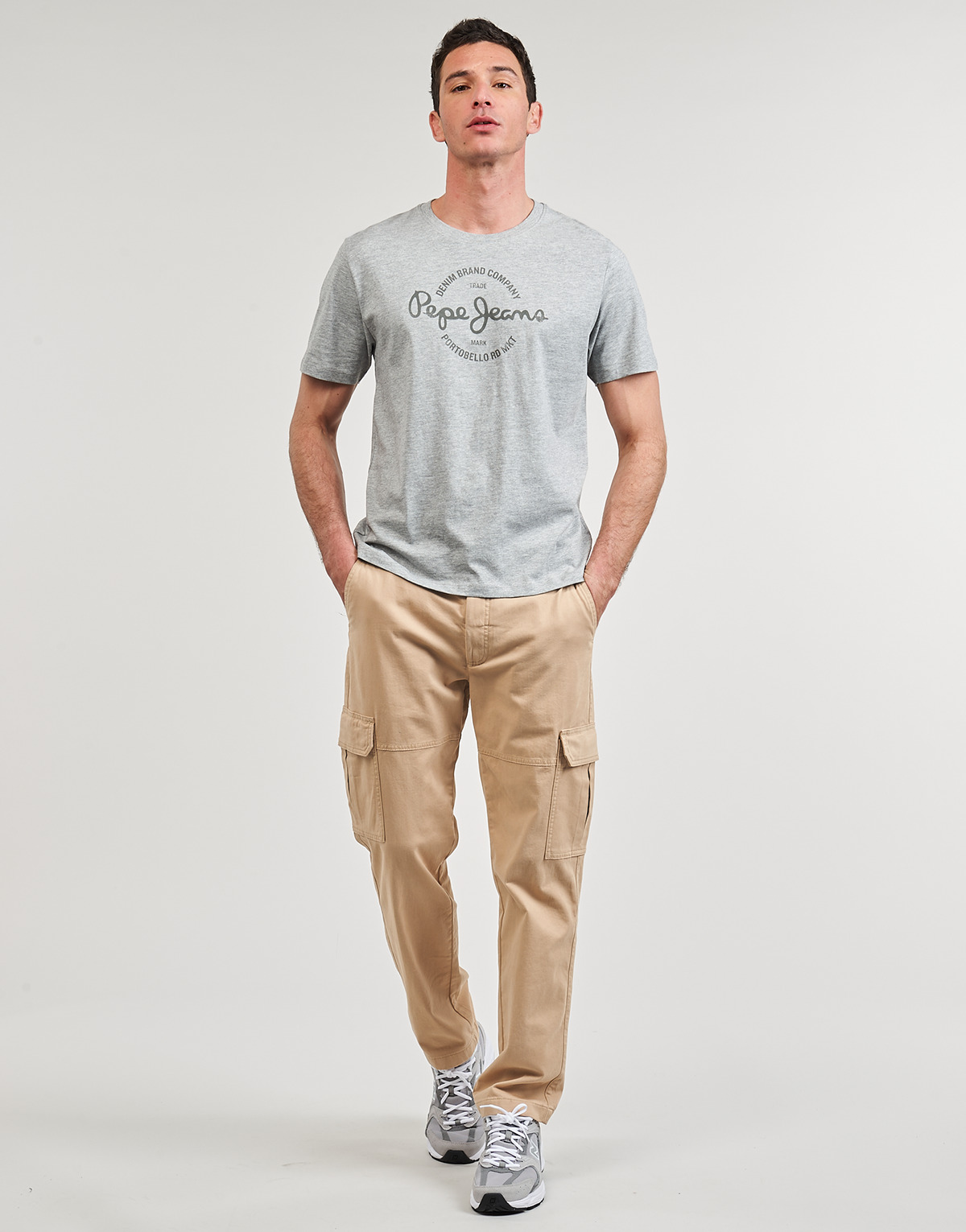 Textil Homem Los Angeles Lakers Pro Standard Cool Grey Shorts REGULAR CARGO Bege