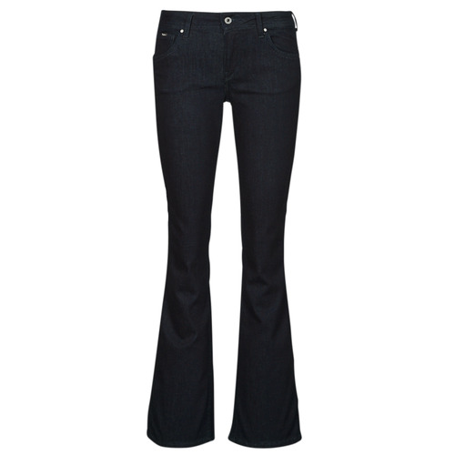 Textil Mulher Eyes high-rise straight jeans mom Pepe jeans SLIM FIT FLARE LW Demin