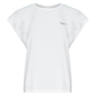 TeVadella-print Mulher T-Shirt mangas curtas Pepe jeans BLOOM Branco