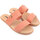 Sapatos Mulher Chinelos Moleca L Sandals CASUAL Coral