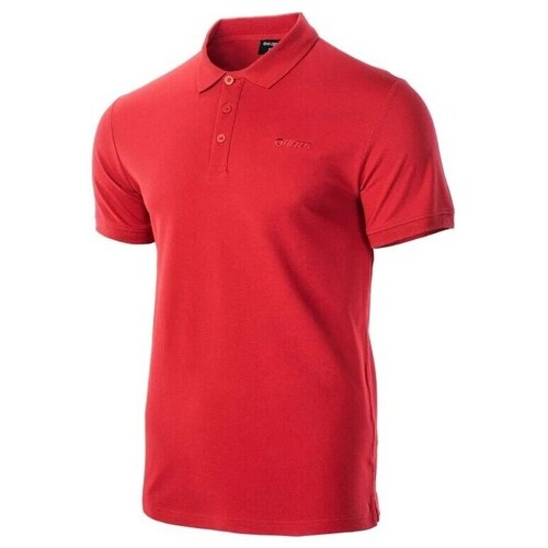 Textil Homem T-Shirt mangas curtas Hi-Tec Romso Vermelho