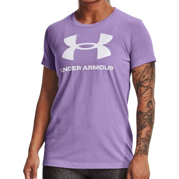 Textil Mulher T-shirts e Pólos Under Armour Team  Violeta