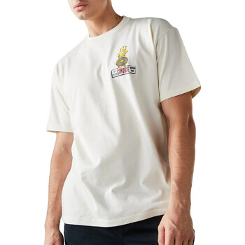 Textil Homem T-Shirt cdg curtas Converse  Branco