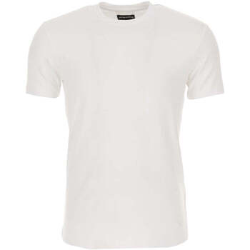 Textil Homem T-shirts Nom e Pólos Emporio Armani  Branco