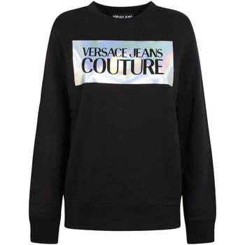 Textil Mulher Sweats Versace JEANS detail Couture  Preto