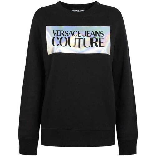 Textil Mulher Sweats Versace REVERSIBLE JEANS Couture  Preto