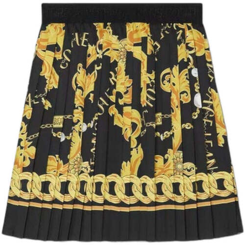 Textil Mulher Saias Mesh Skirt-skirt-a Line  Preto