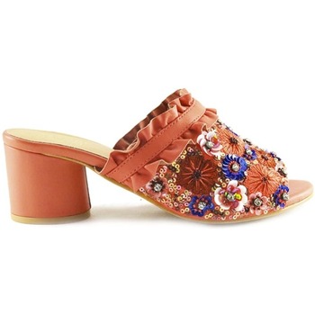 Sapatos Mulher Chinelos Parodi Sunshine Shoes  Coral - 53/1855/02 Rosa