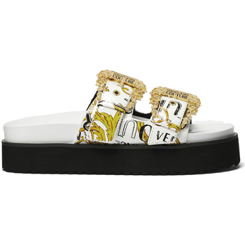 Sapatos Mulher Chinelos Versace Jeans Couture CHINELOS VERSACE COUTURE - 03/74VA3SM1ZS366G03 Branco