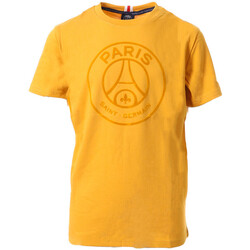 Textil Rapaz T-shirts e Pólos Paris Saint-germain  Amarelo