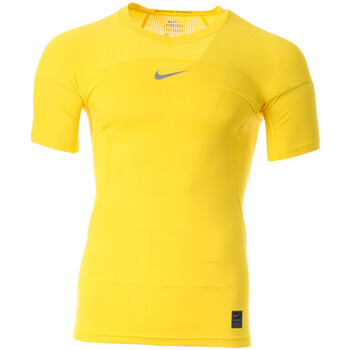 Textil Homem T-shirt mangas compridas Nike que  Amarelo