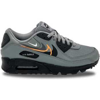 Sapatos Homem Sapatilhas Nike top Air Max 90 Multi-Swoosh Grey Cinza