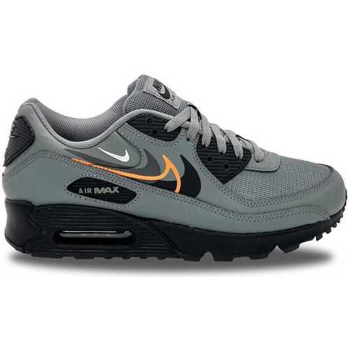Sapatos Homem Sapatilhas size Nike Air Max 90 Multi-Swoosh Grey Cinza