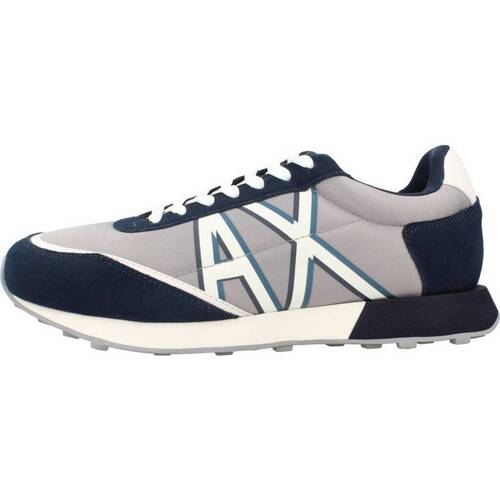 Sapatos Homem Sapatilhas EAX XUX157 XV588 Azul