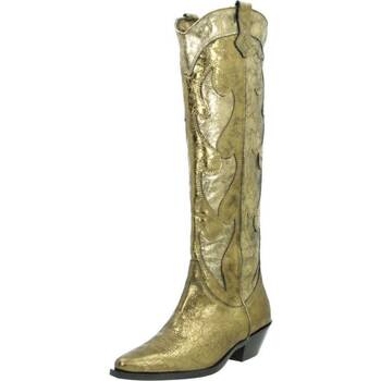 Sapatos Mulher Botas Curiosite 2317C Ouro