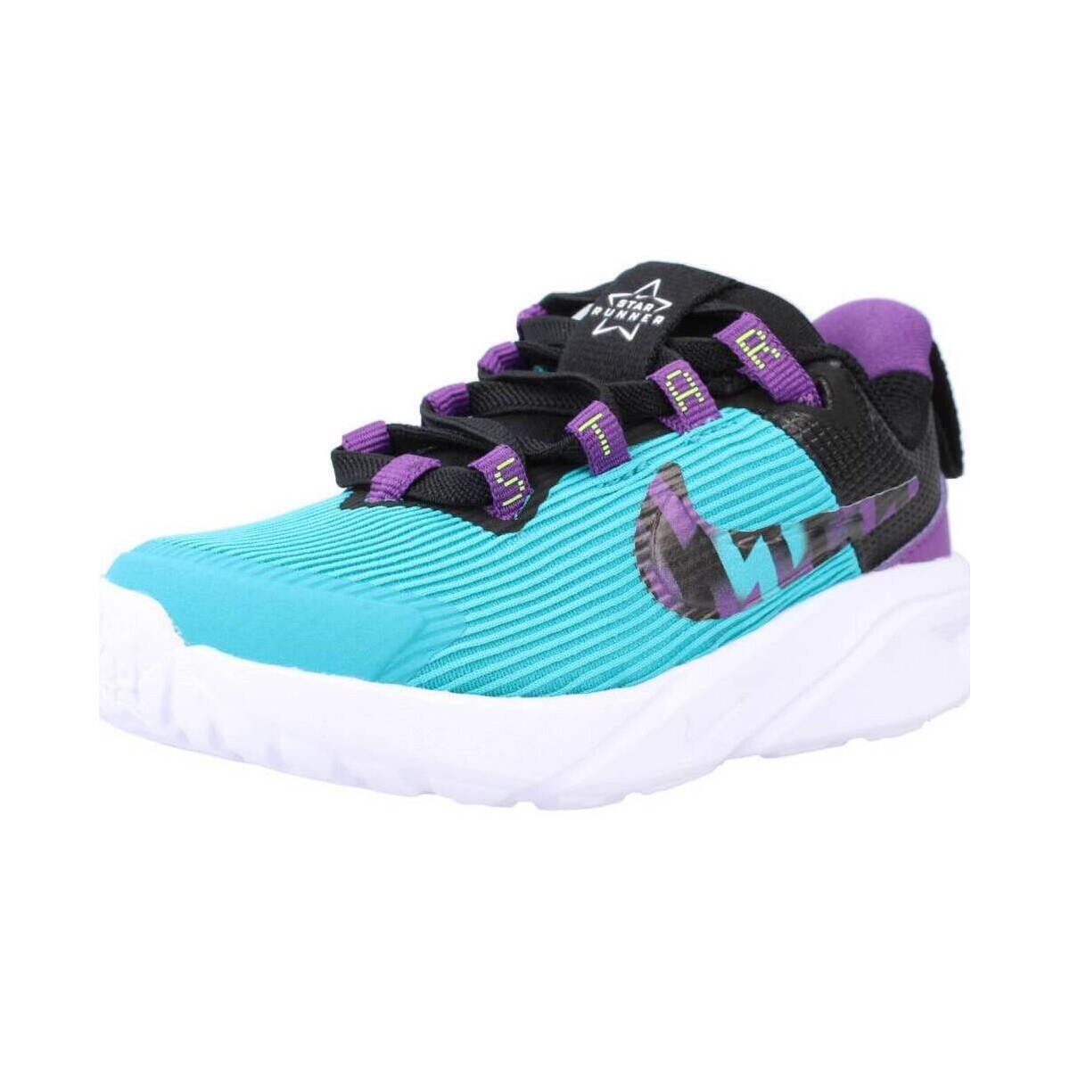 Sapatos Rapariga Sapatilhas Nike STAR RUNNER 4 LITTLE KI Azul