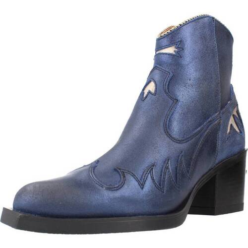 Sapatos Mulher Botins Nemonic 2353N Azul