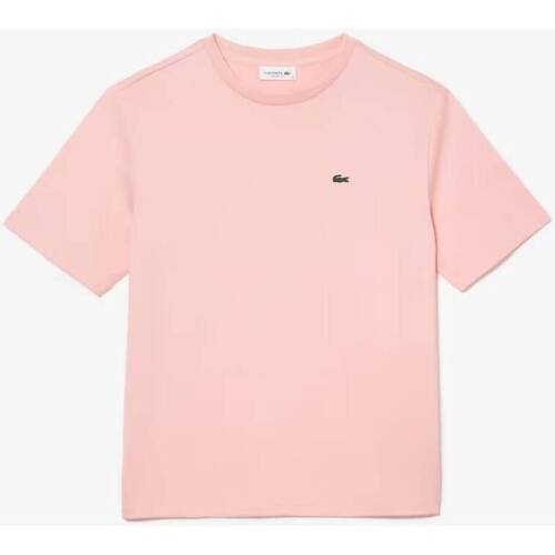 Textil Mulher camisas Lacoste TEE-SHIRT Rosa