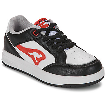 Sapatos Rapaz Sapatilhas Kangaroos K-CP Dallas Branco / Preto / Vermelho