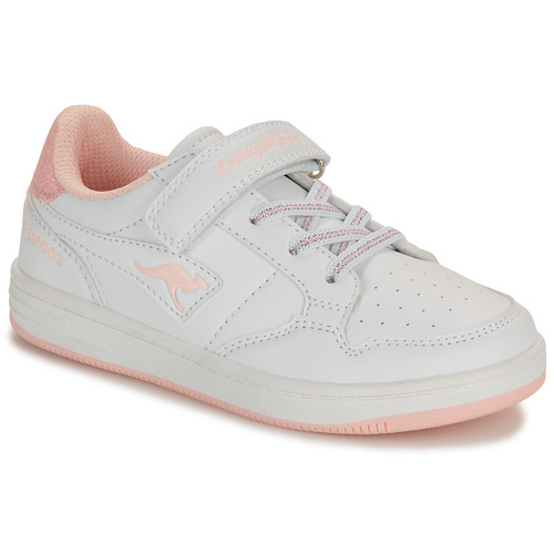 Sapatos Rapariga Sapatilhas Kangaroos K-CP Fresh EV Branco / Rosa