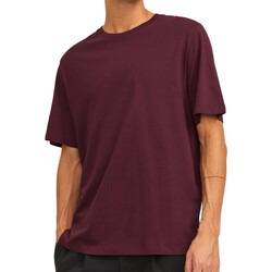 Textil Homem T-shirts e Pólos Jack & Jones  Vermelho