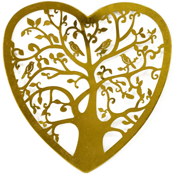 Casa Estatuetas Signes Grimalt Árvore Da Vida Do Coração Ouro