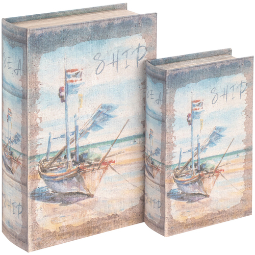 Casa Lauren Ralph Lauren  Signes Grimalt Caixa De Livros 2 Unidades De Navegação Castanho