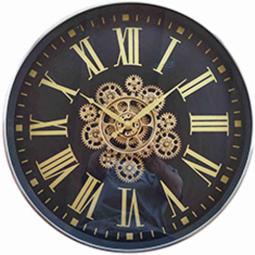 Casa Relógios Signes Grimalt Relógio Da Parede Da Engrenagem Preto
