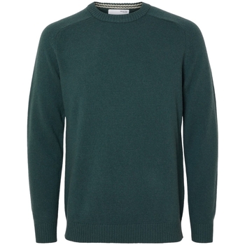 Textil Homem camisolas Selected Bom gosto e qualidade Gables/Kelp Verde