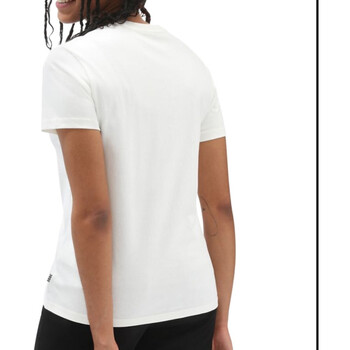 Textil Mulher T-shirts e Pólos Vans Sneakers  Branco