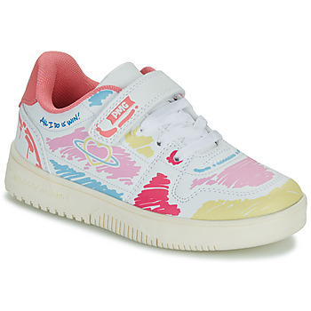 Sapatos Rapariga Sapatilhas Primigi B&G PLAYER Branco / Rosa