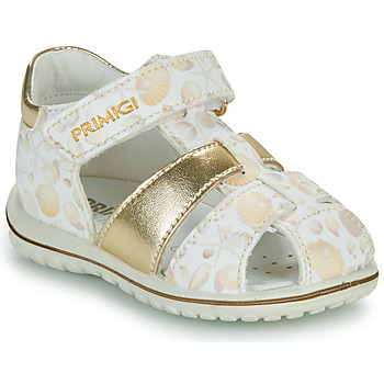 Sapatos Rapariga Sandálias Primigi BABY SWEET Branco / Ouro