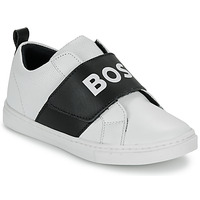 Sapatos Rapaz Sapatilhas BOSS CASUAL 3 Branco / Preto