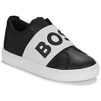 Sapatos Rapaz Sapatilhas BOSS CASUAL J50863 Preto