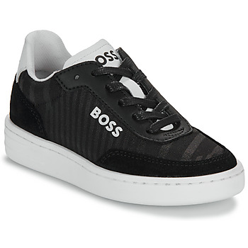 Sapatos Rapaz Sapatilhas BOSS CASUAL J50858 Preto