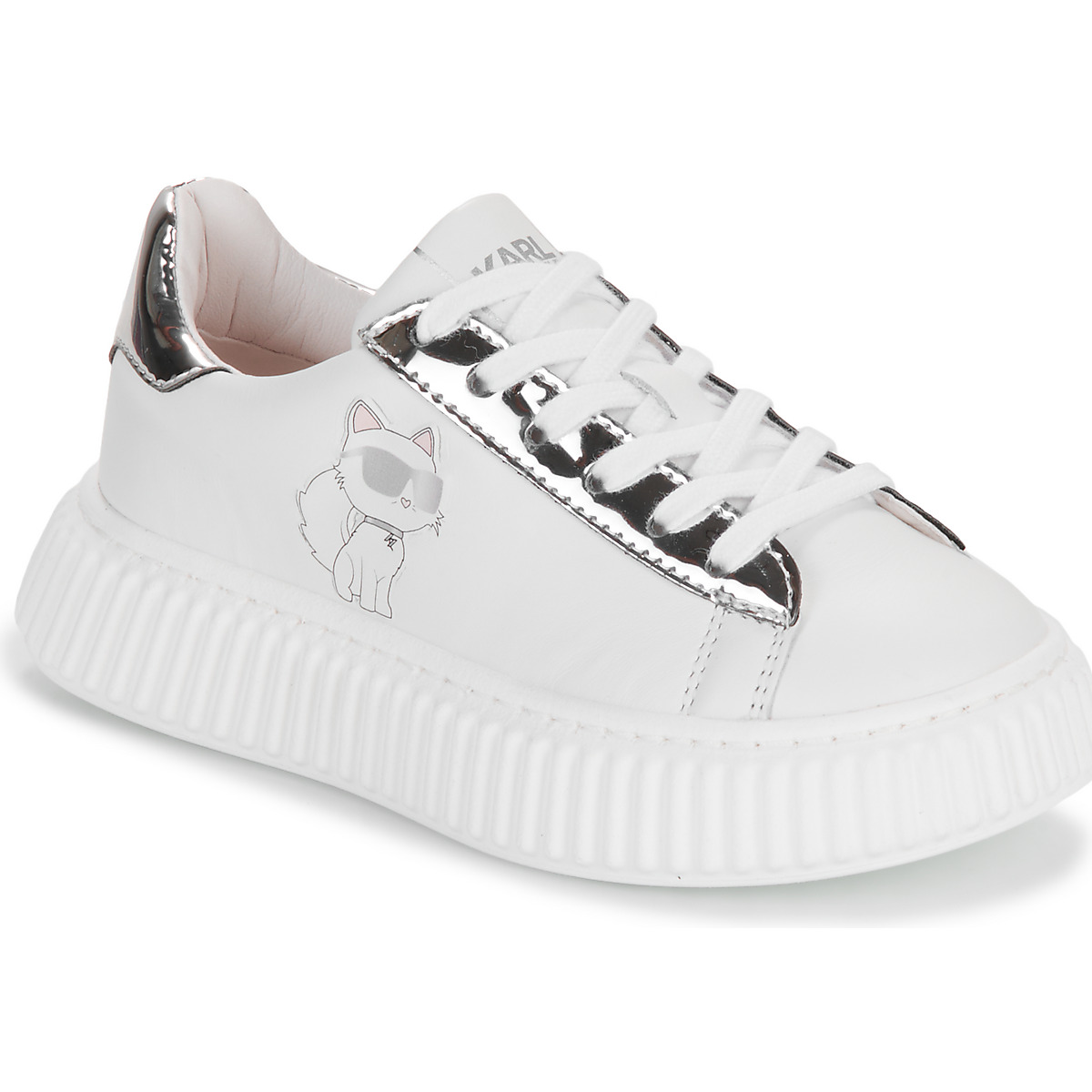 Sapatos Rapariga Sapatilhas Karl Lagerfeld KARL'S VARSITY KLUB Branco