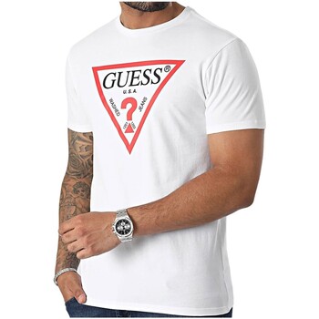 Textil Homem T-Shirt mangas curtas Guess M2GI68 KBA60 Branco