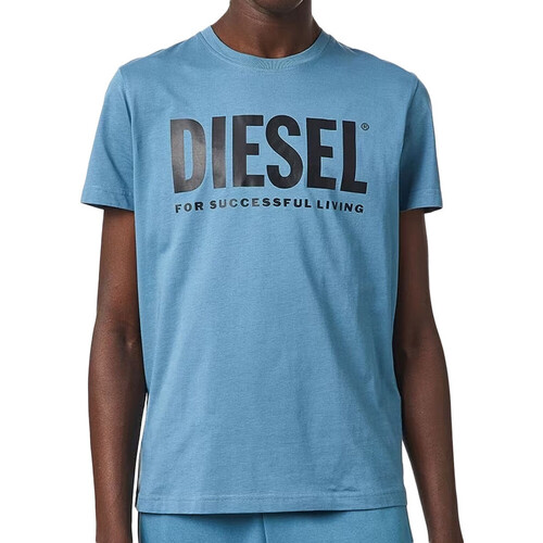 Textil Homem T-shirts Blau e Pólos Diesel  Azul