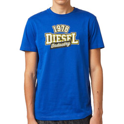 Textil Homem T-Shirt mangas curtas Diesel  Azul
