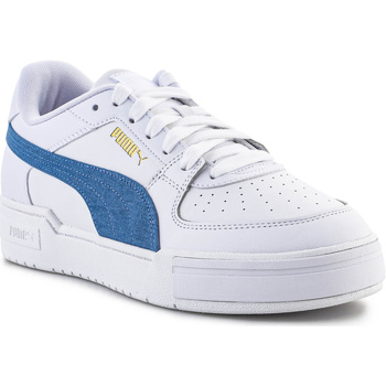 Sapatos Homem Sapatilhas Puma Corta Cali Pro Denim Casual Unisex White Blue 385690-01 Multicolor