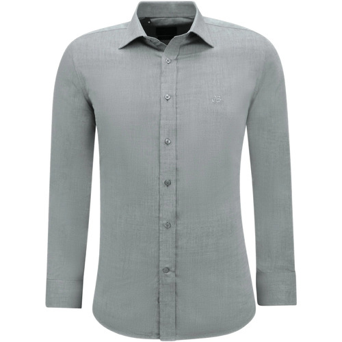 Textil Homem Camisas mangas comprida Gentile Bellini 144787226 Cinza