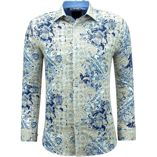Textil Homem Camisas mangas comprida Gentile Bellini 147811057 Azul