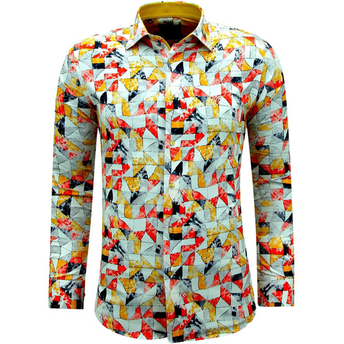 Textil Homem Camisas mangas comprida Gentile Bellini 147811382 Amarelo