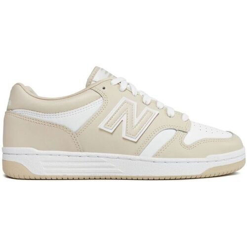 Sapatos Sapatilhas New Balance BB480LBB-WHITE/CREAM Branco