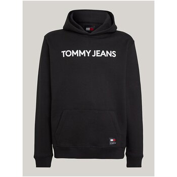 Textil Homem Sweats Tommy Jeans DM0DM18413 Preto